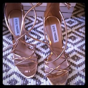 Steve Madden Rose Gold Heels
